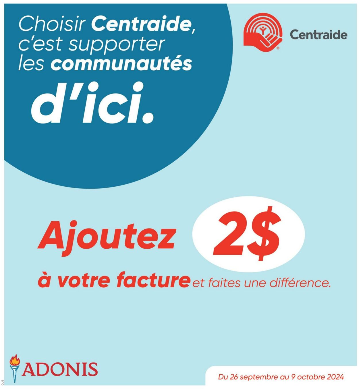 Circulaire Adonis 26.09.2024 - 02.10.2024