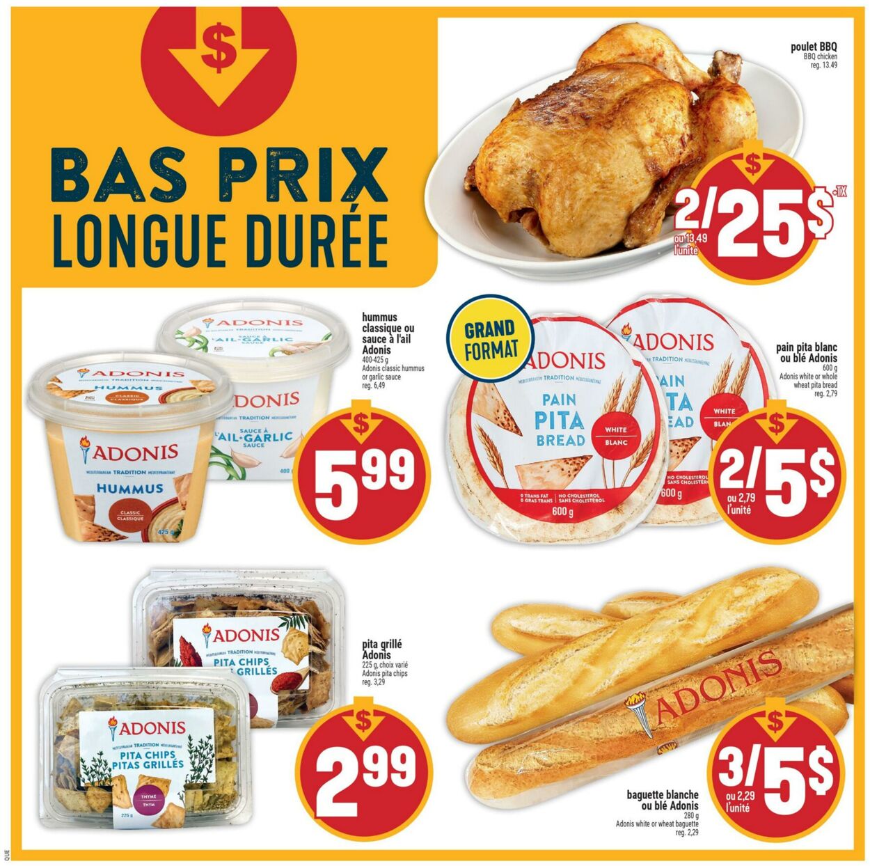 Circulaire Adonis 19.03.2026 - 25.03.2026