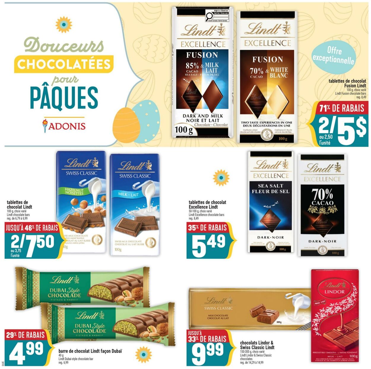 Circulaire Adonis 26.03.2026 - 01.04.2026