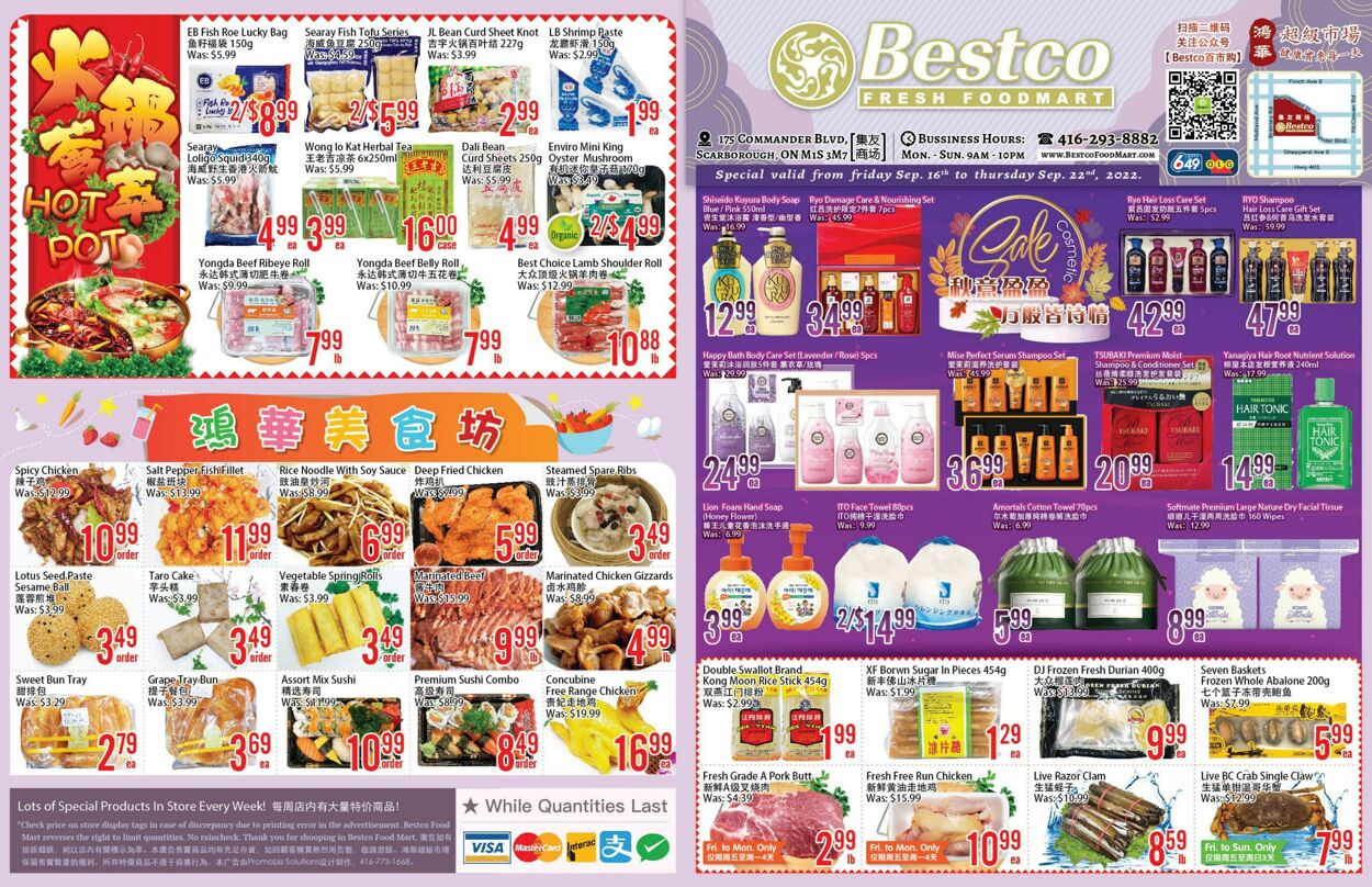 Circulaire Bestco Foods 16.09.2022 - 22.09.2022
