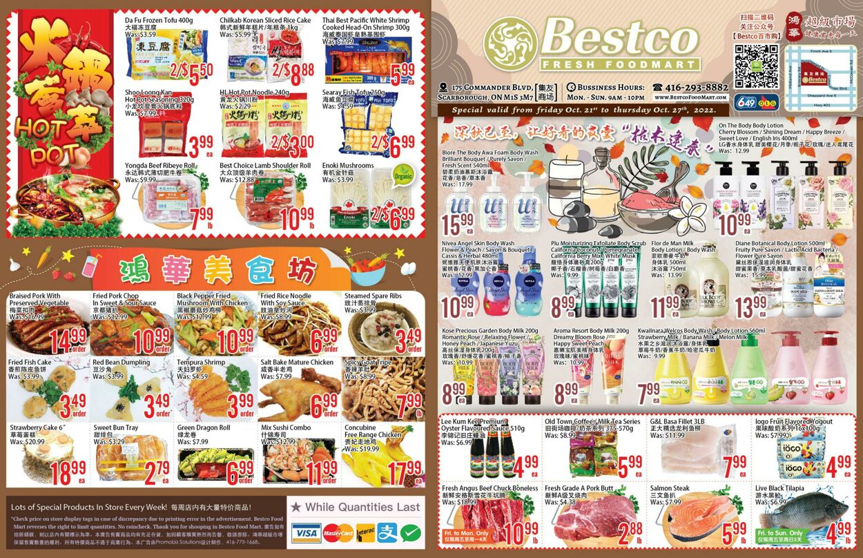 Circulaire Bestco Foods 21.10.2022 - 27.10.2022