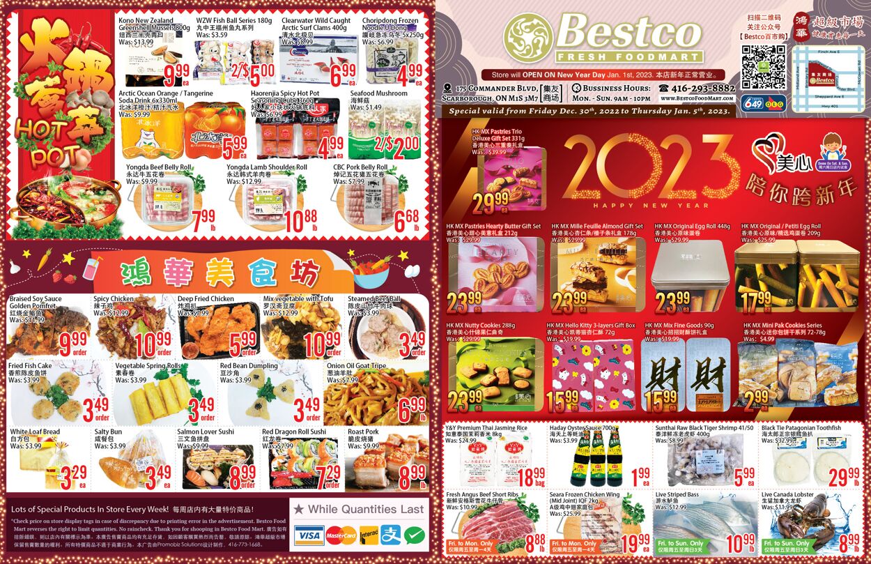 Circulaire Bestco Foods 30.12.2022 - 05.01.2023