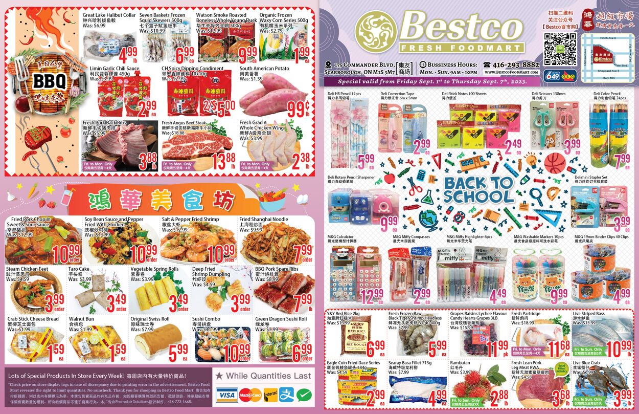 Circulaire Bestco Foods 01.09.2023 - 07.09.2023