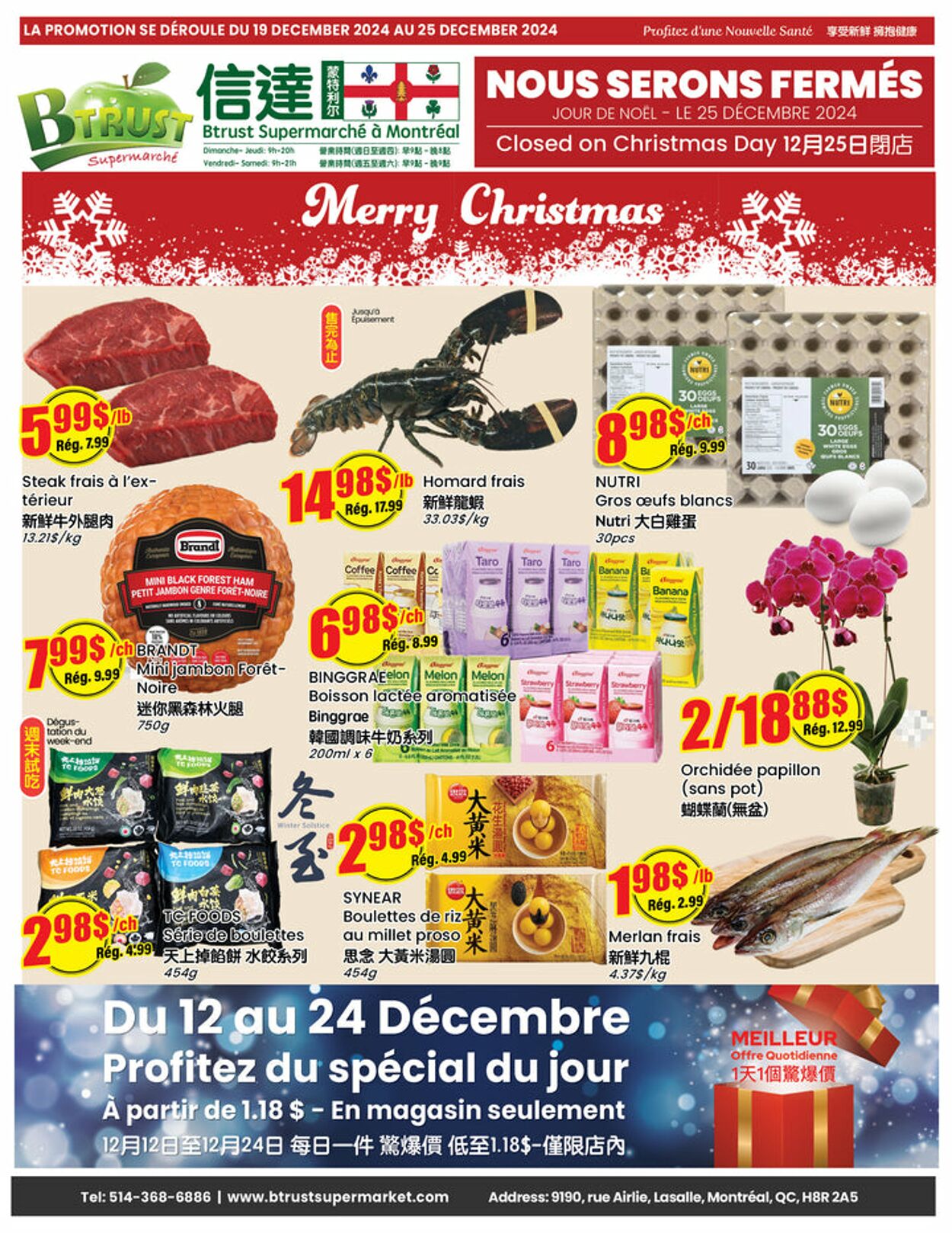 Circulaire Btrust Supermarket 19.12.2024 - 25.12.2024