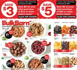 Circulaire Bulk Barn 19.11.2024 - 08.12.2024