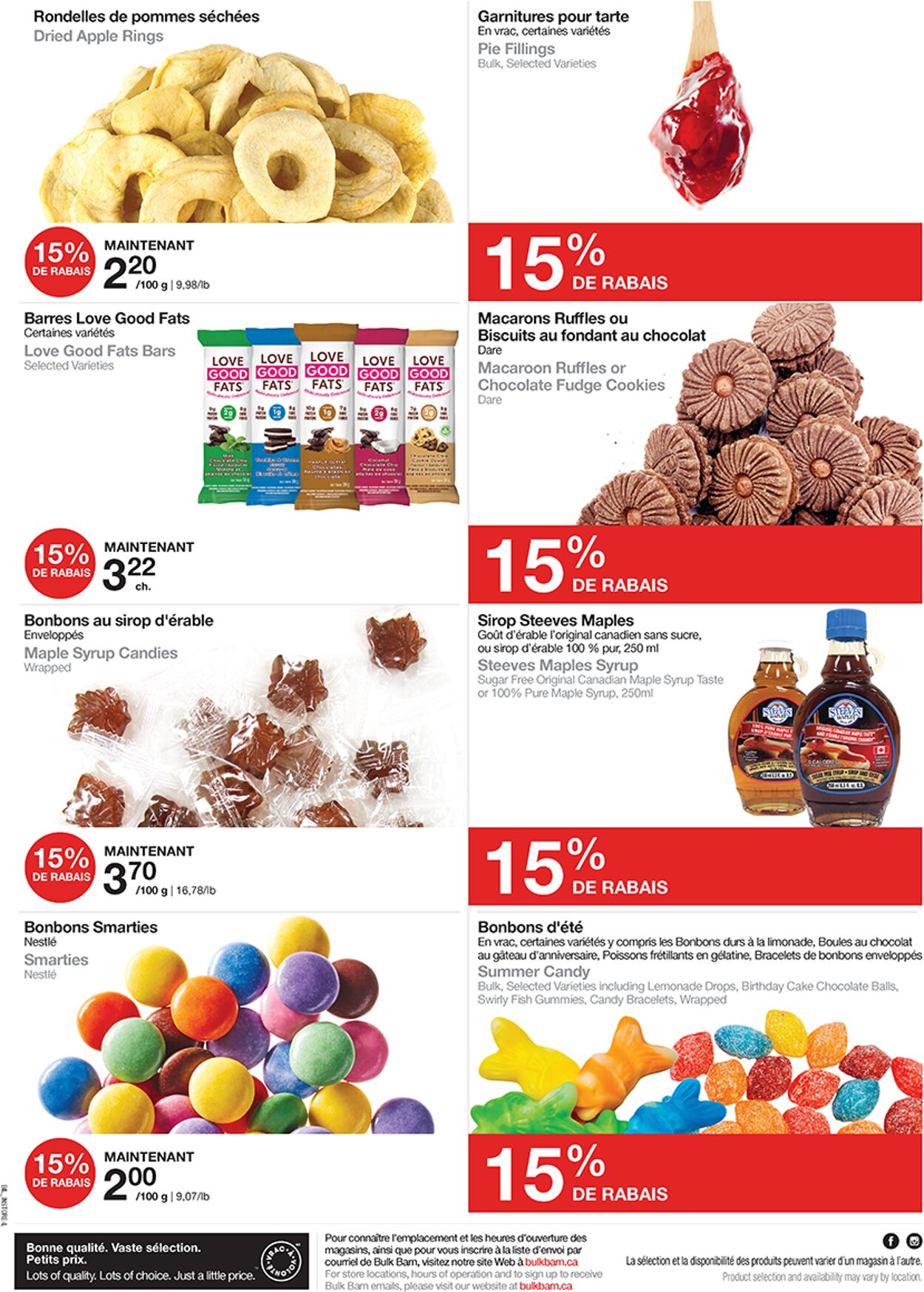 Circulaire Bulk Barn 29.06.2023 - 12.07.2023