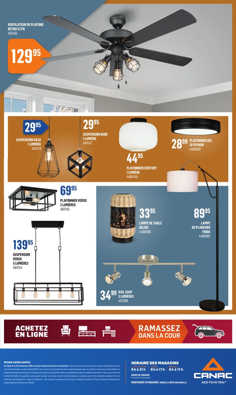 Circulaire Canac 09.01.2025 - 15.01.2025