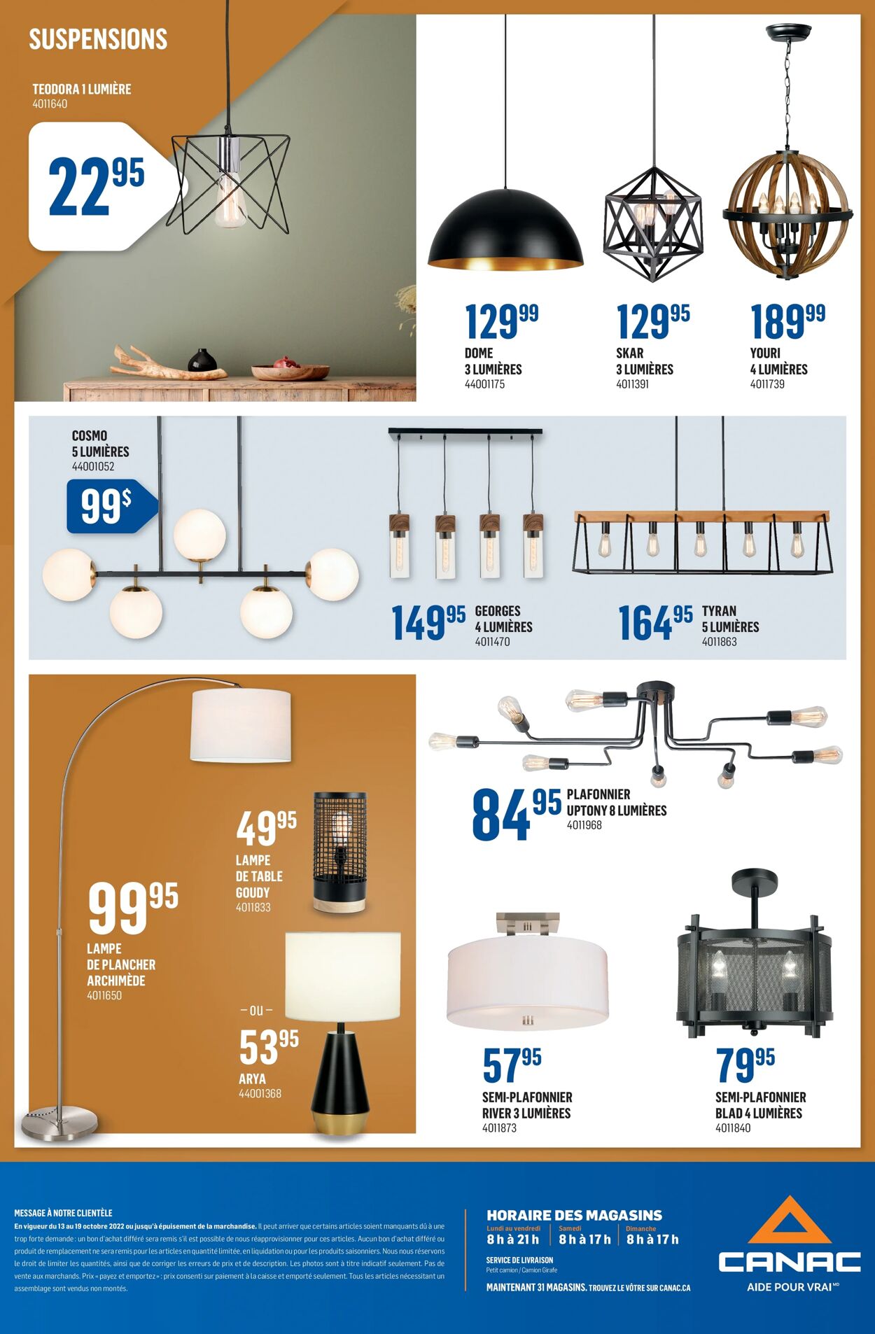 Circulaire Canac 13.10.2022 - 19.10.2022