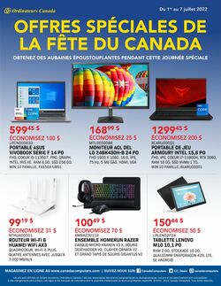 Circulaire Canada Computers 01.07.2022 - 07.07.2022