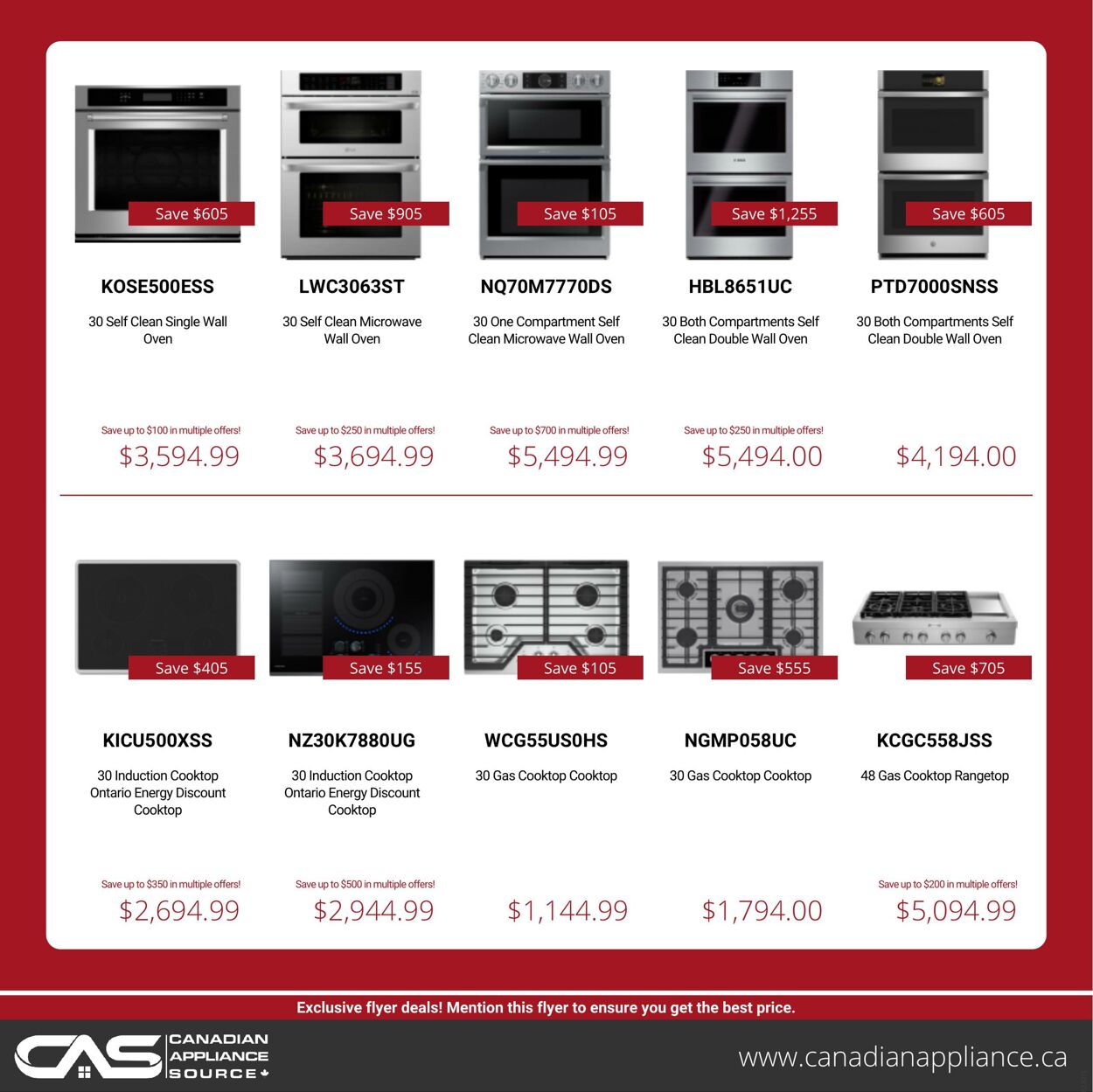 Circulaire Canadian Appliance Source 05.01.2023 - 11.01.2023