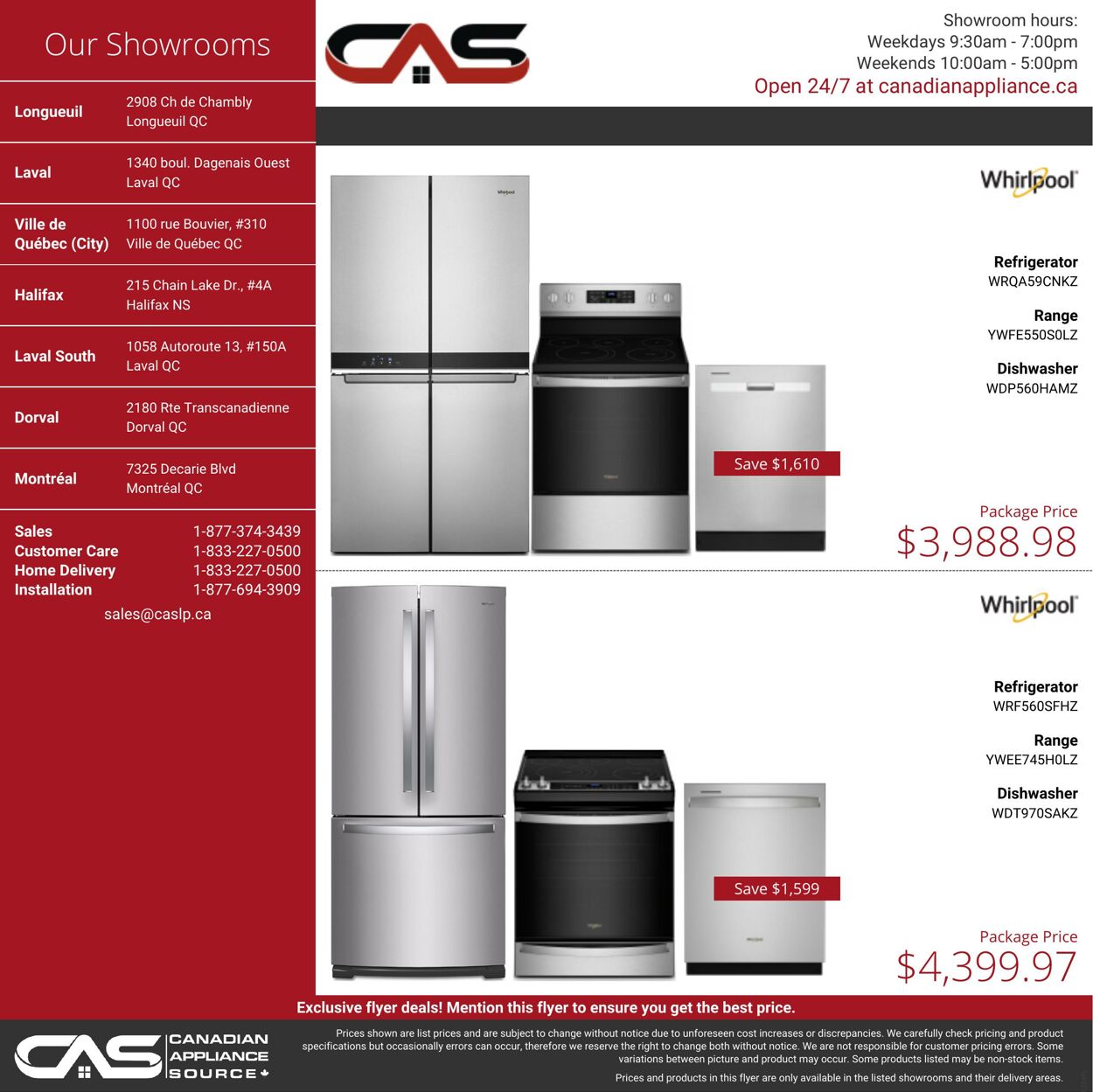 Circulaire Canadian Appliance Source 08.12.2022 - 14.12.2022