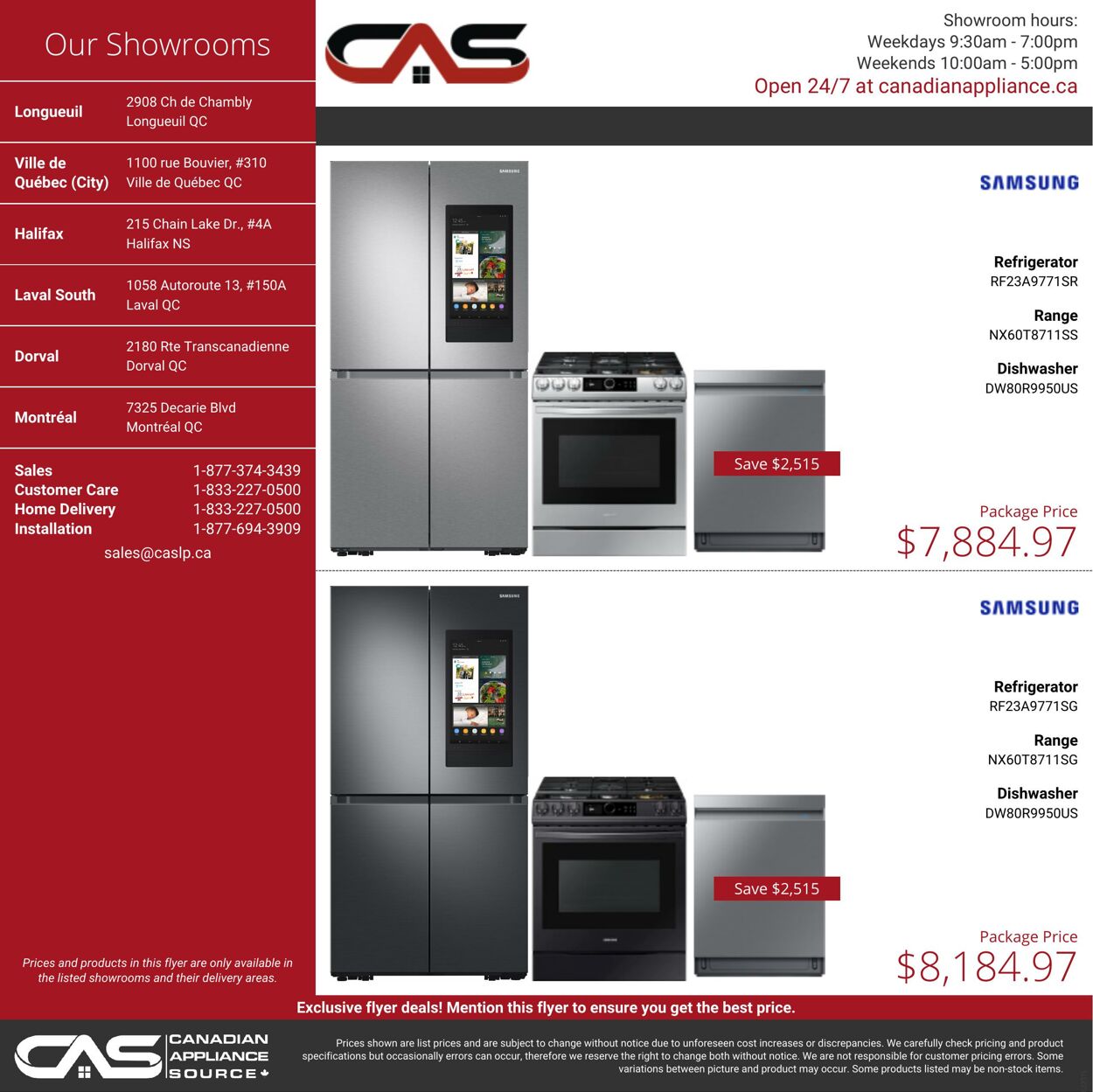 Circulaire Canadian Appliance Source 04.08.2022 - 10.08.2022