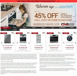 Circulaire Canadian Appliance Source 02.02.2023-08.02.2023