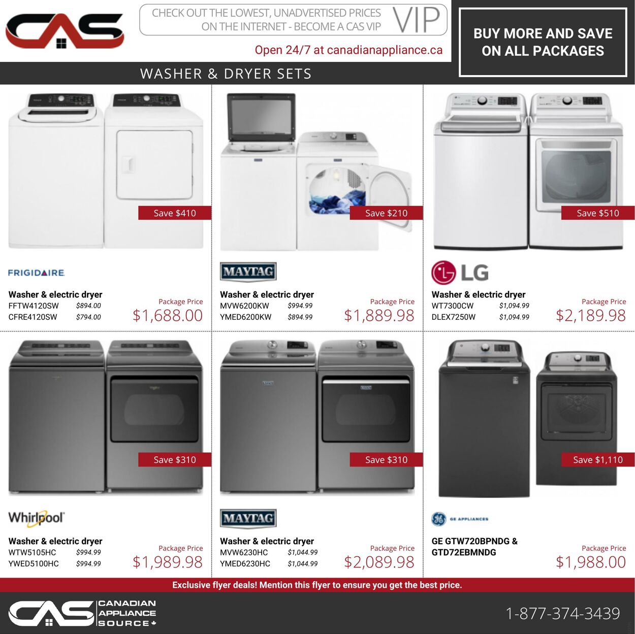 Circulaire Canadian Appliance Source 29.09.2022 - 05.10.2022