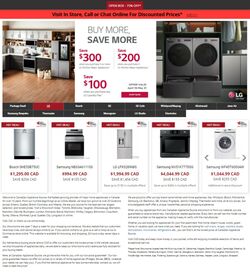 Circulaire Canadian Appliance Source 20.04.2023 - 26.04.2023