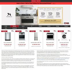 Circulaire Canadian Appliance Source 23.03.2023 - 29.03.2023