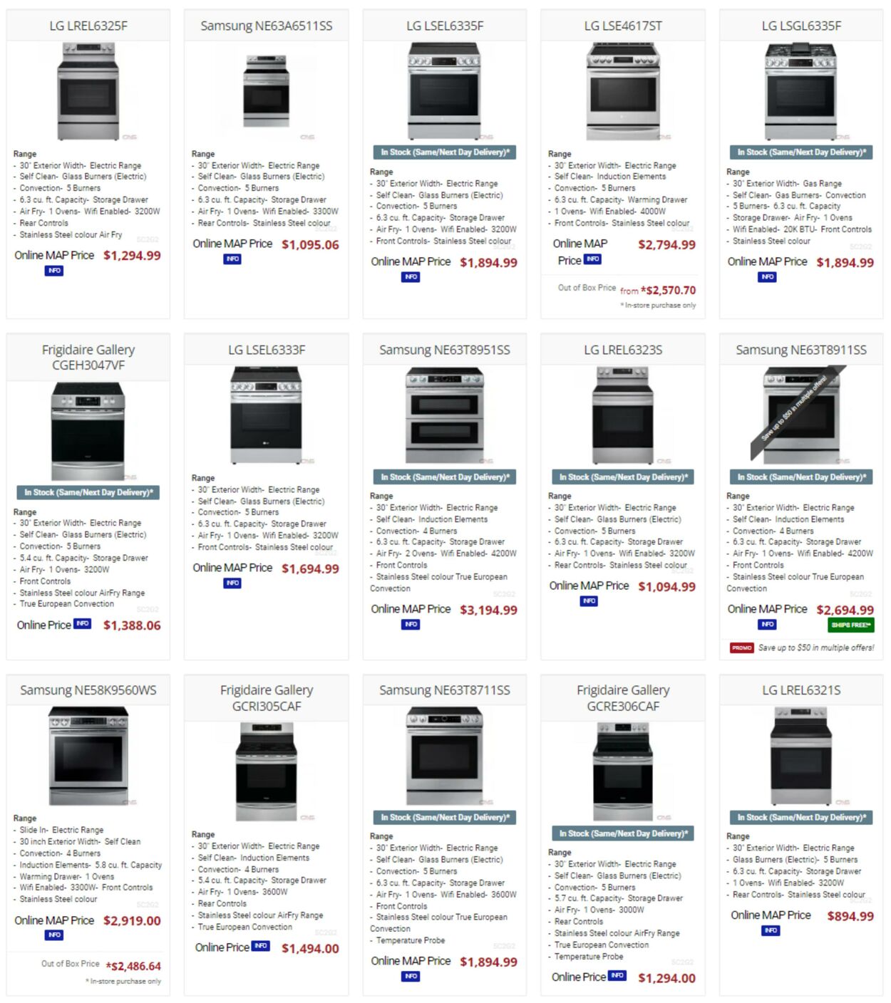 Circulaire Canadian Appliance Source 09.03.2023 - 15.03.2023
