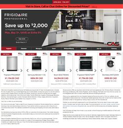 Circulaire Canadian Appliance Source 09.02.2023 - 15.02.2023