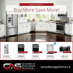 Circulaire Canadian Appliance Source 30.06.2022-06.07.2022