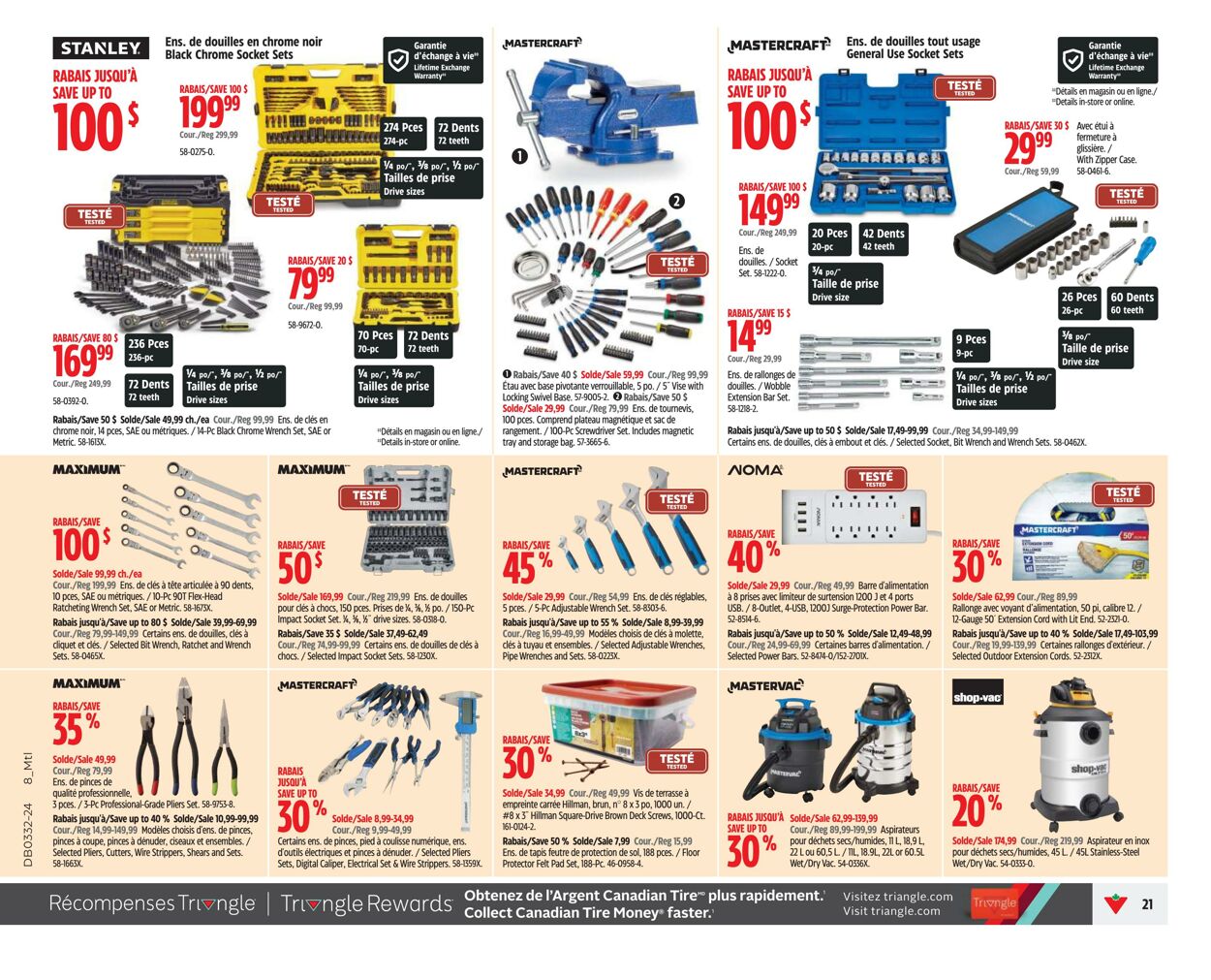 Circulaire Canadian Tire 01.08.2024 - 07.08.2024