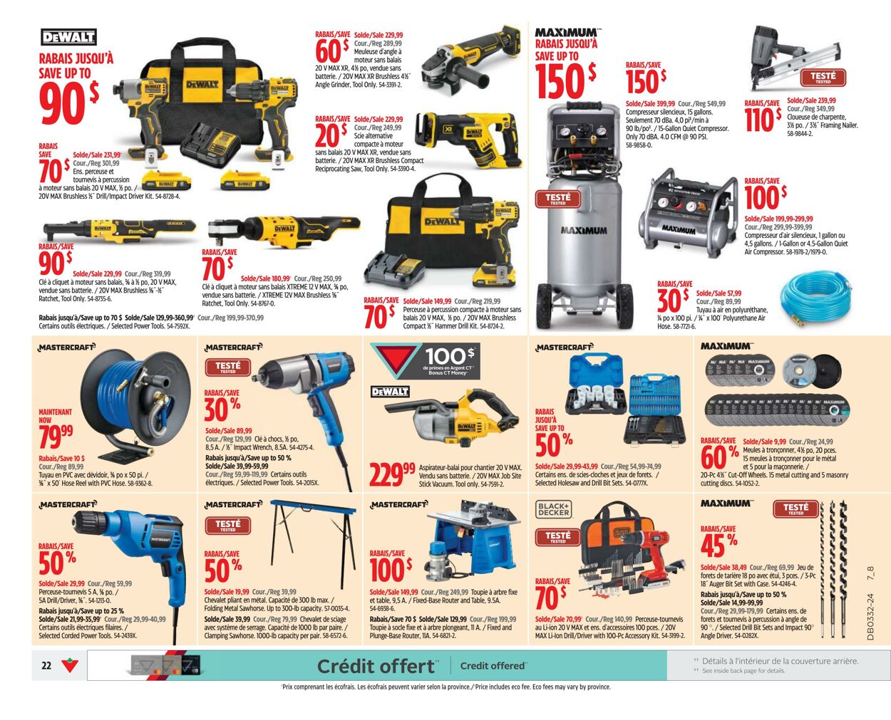 Circulaire Canadian Tire 01.08.2024 - 07.08.2024