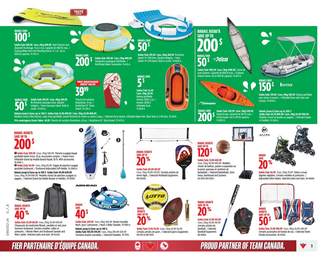 Circulaire Canadian Tire 01.08.2024 - 07.08.2024