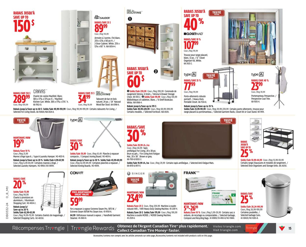 Circulaire Canadian Tire 01.08.2024 - 07.08.2024