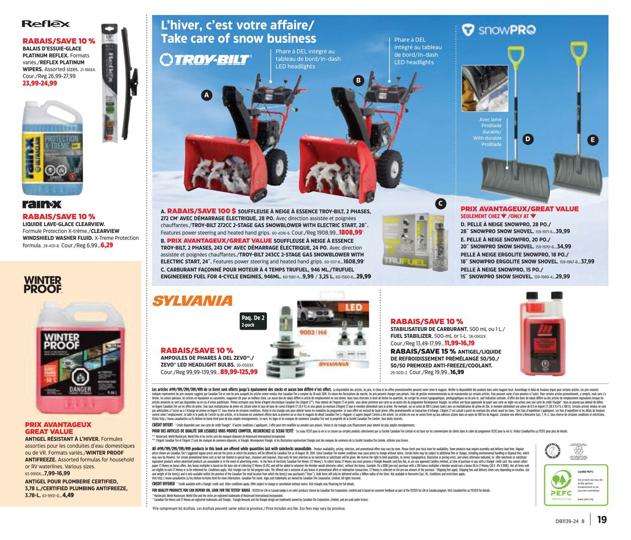 Circulaire Canadian Tire 20.09.2024 - 10.10.2024