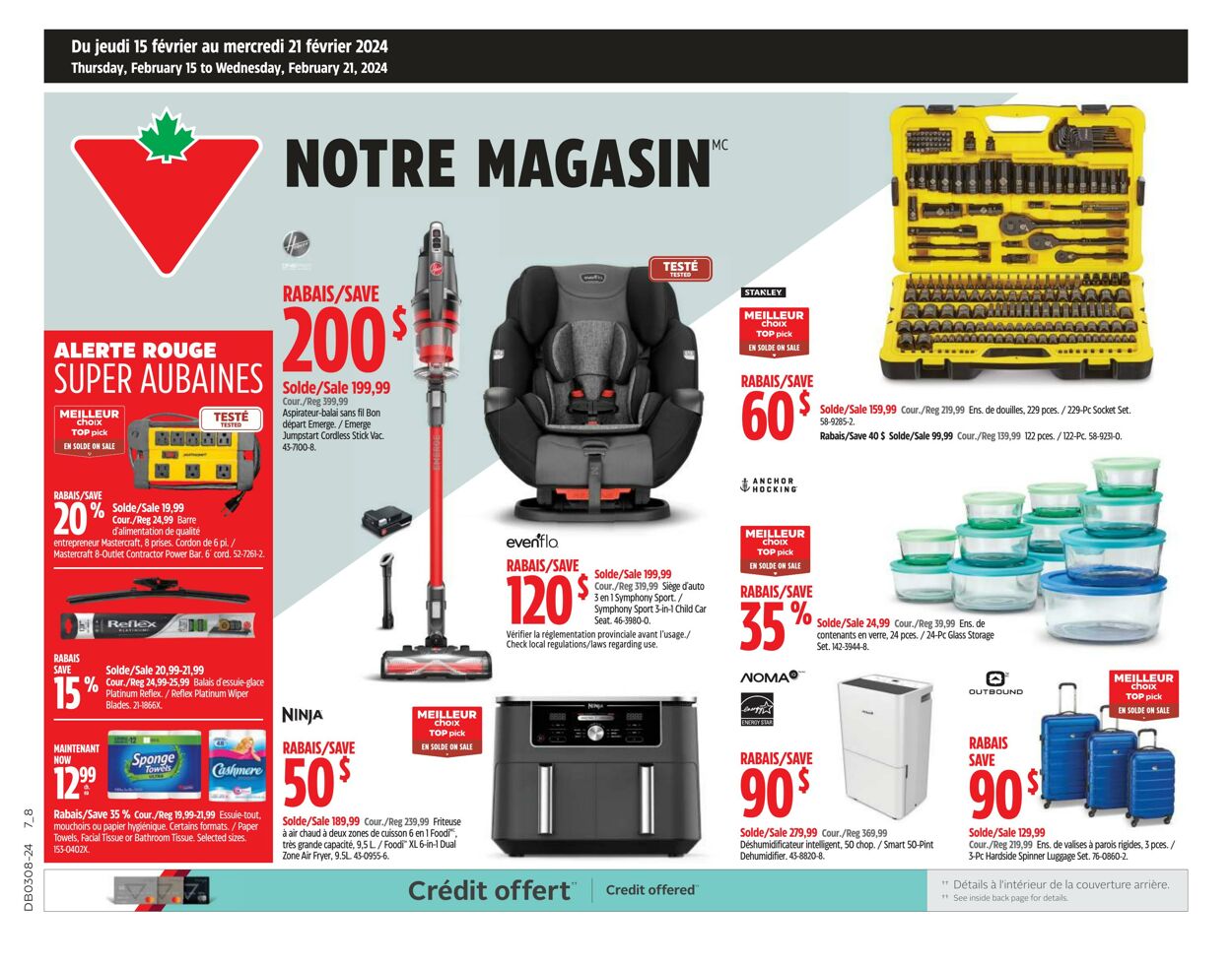 Circulaire Canadian Tire 15.02.2024 - 21.02.2024