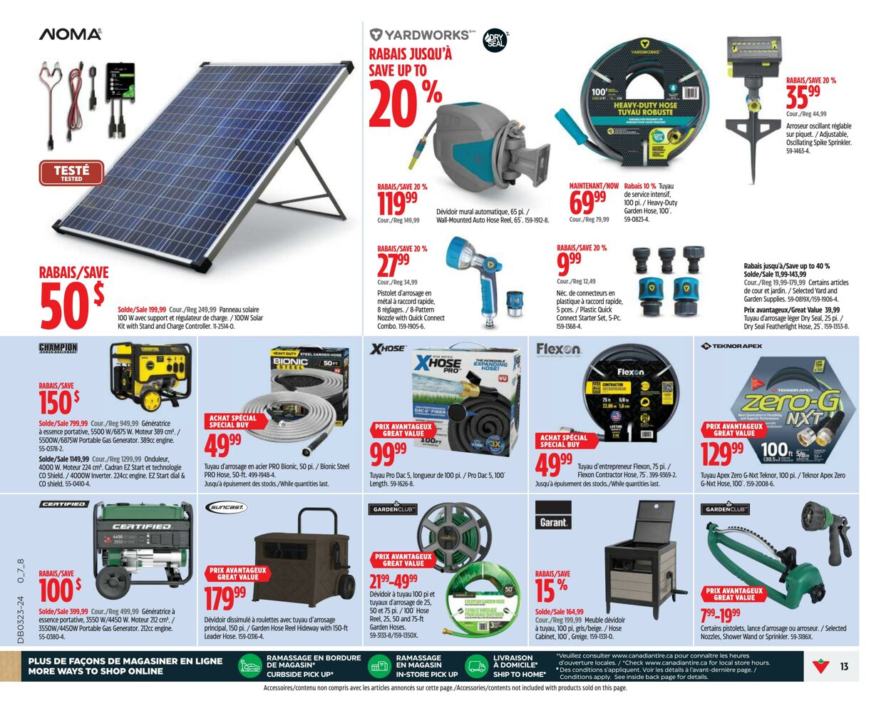 Circulaire Canadian Tire 31.05.2024 - 06.06.2024