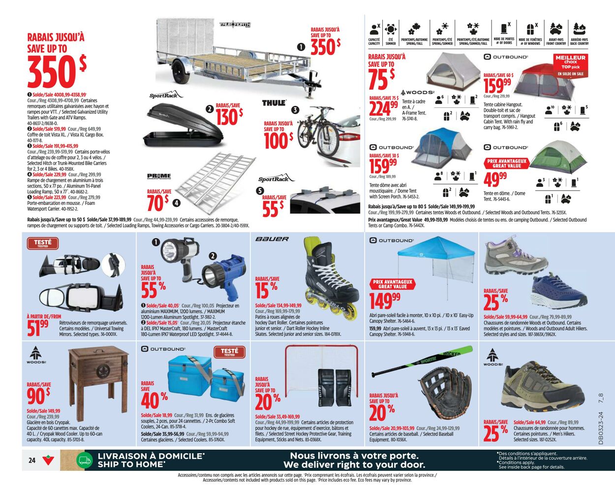 Circulaire Canadian Tire 31.05.2024 - 06.06.2024