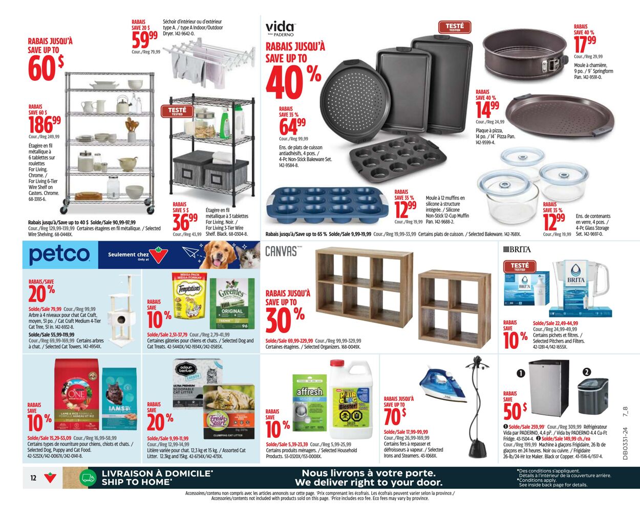 Circulaire Canadian Tire 25.07.2024 - 31.07.2024