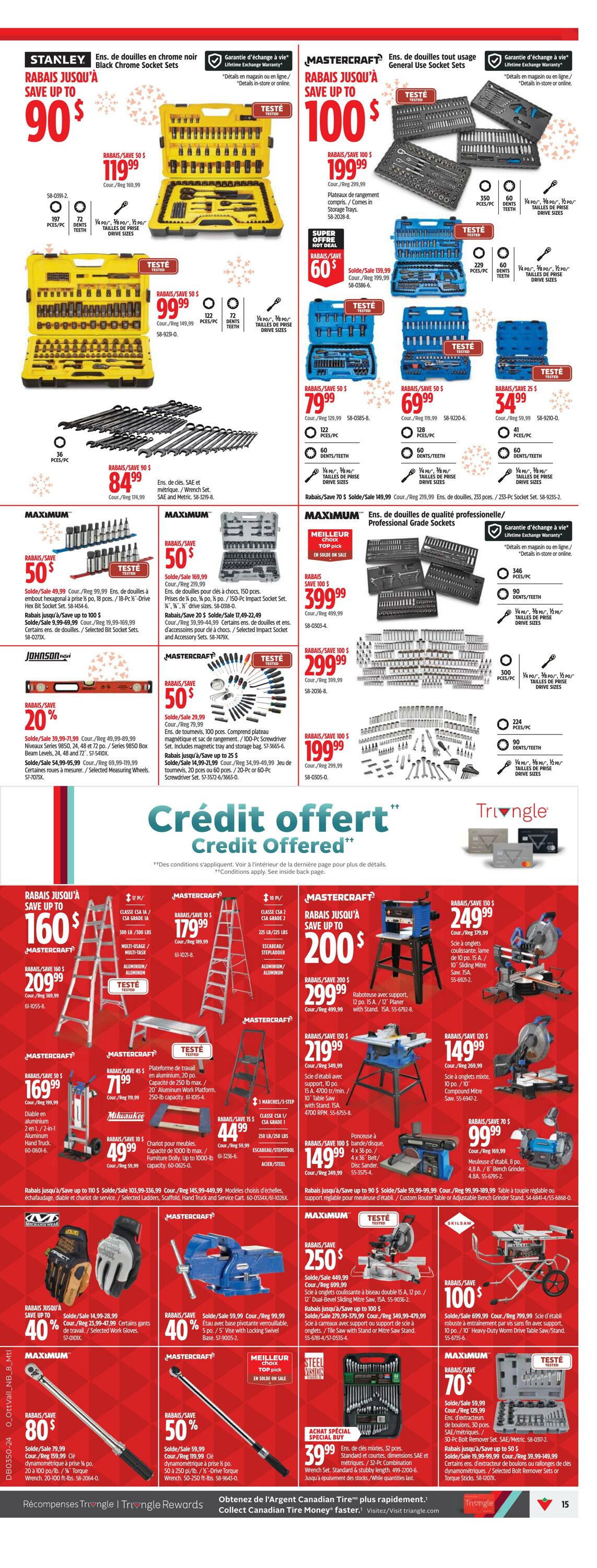 Circulaire Canadian Tire 05.12.2024 - 15.12.2024