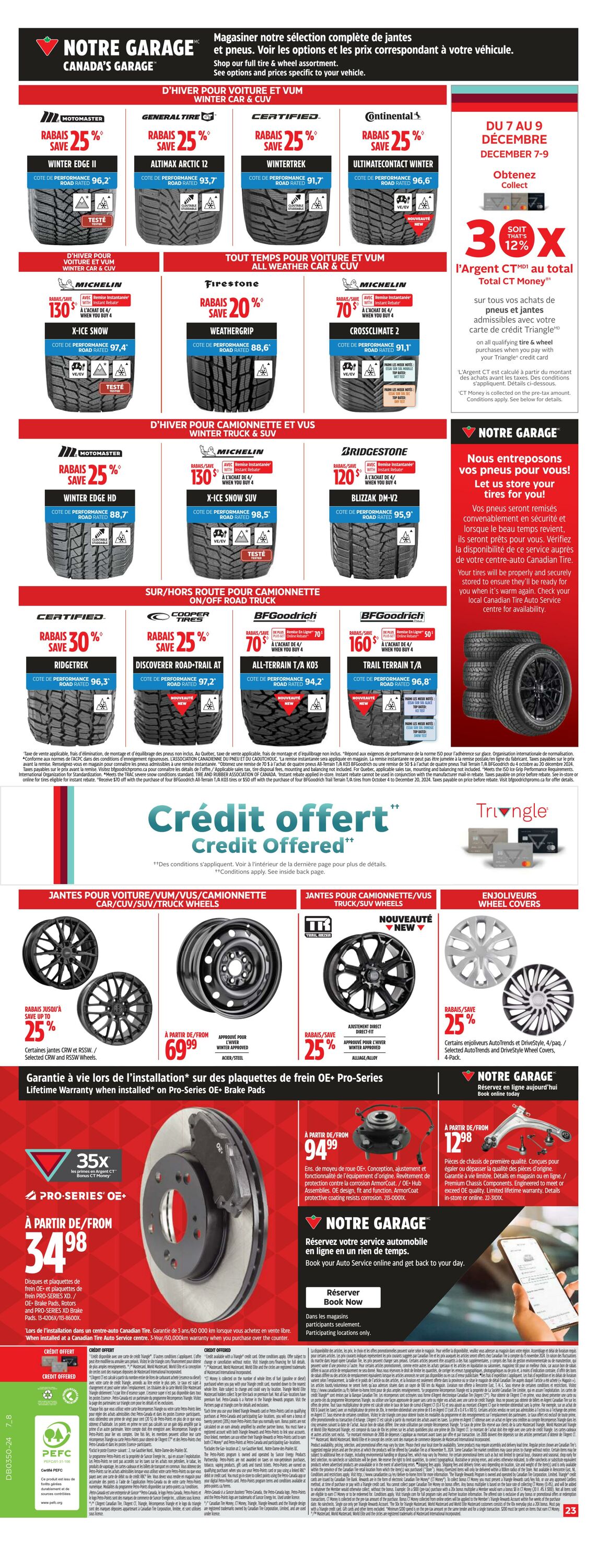 Circulaire Canadian Tire 05.12.2024 - 15.12.2024