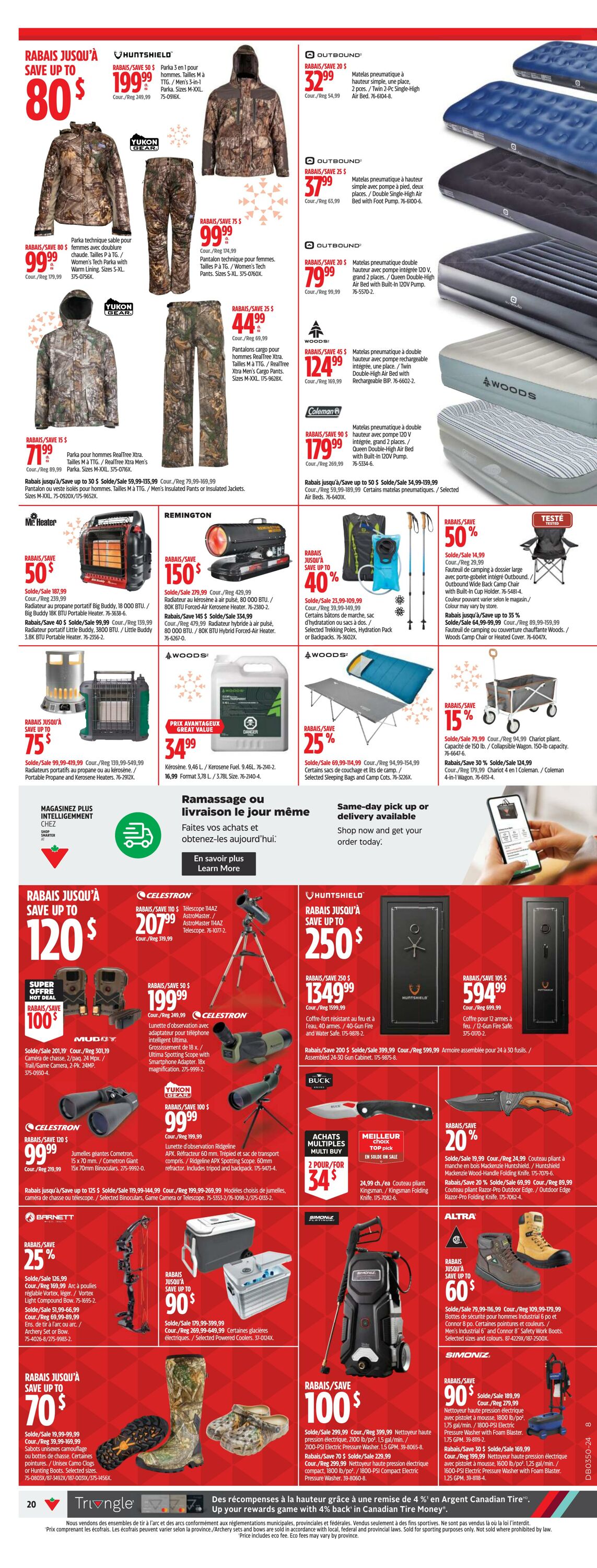 Circulaire Canadian Tire 05.12.2024 - 15.12.2024