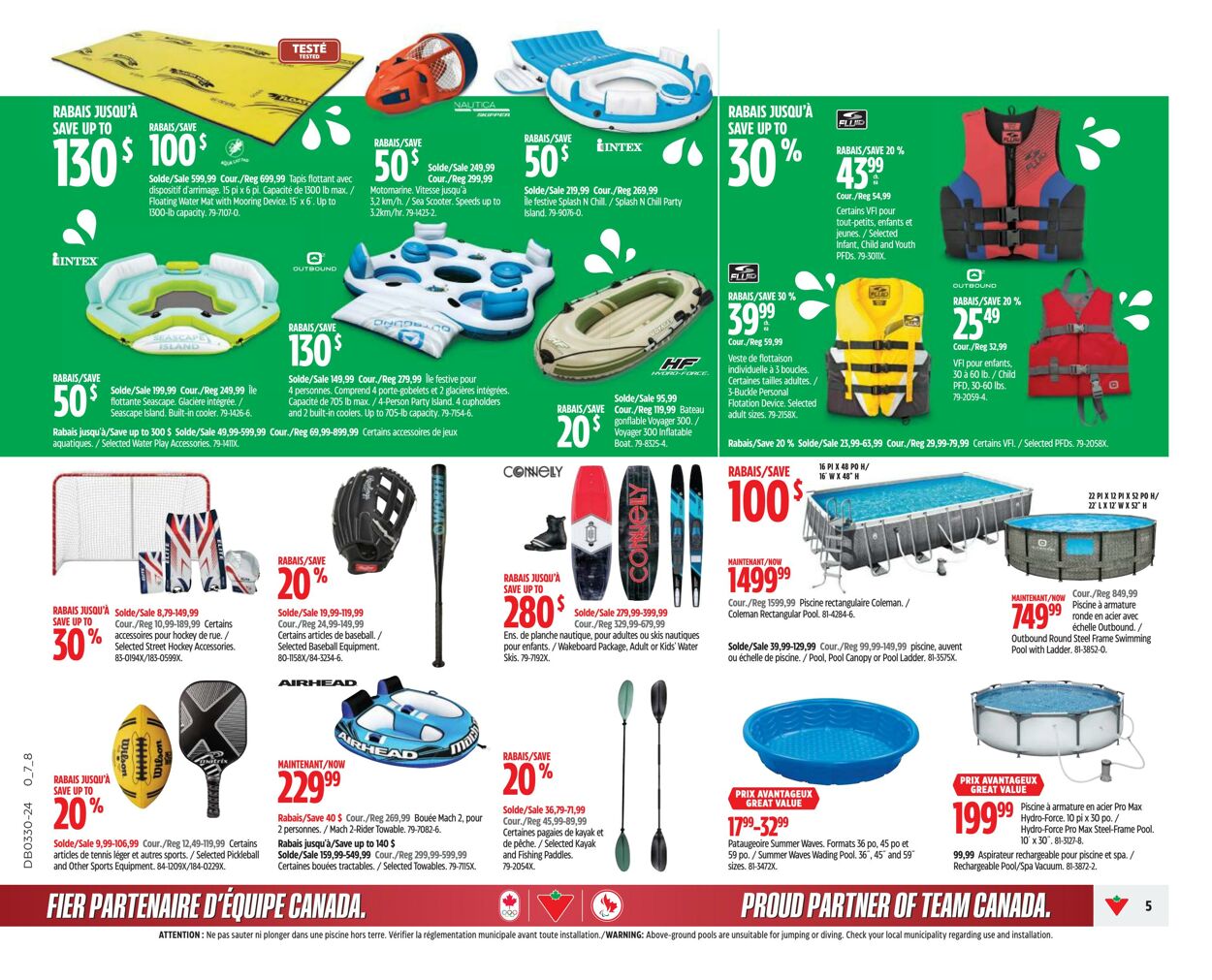 Circulaire Canadian Tire 18.07.2024 - 24.07.2024