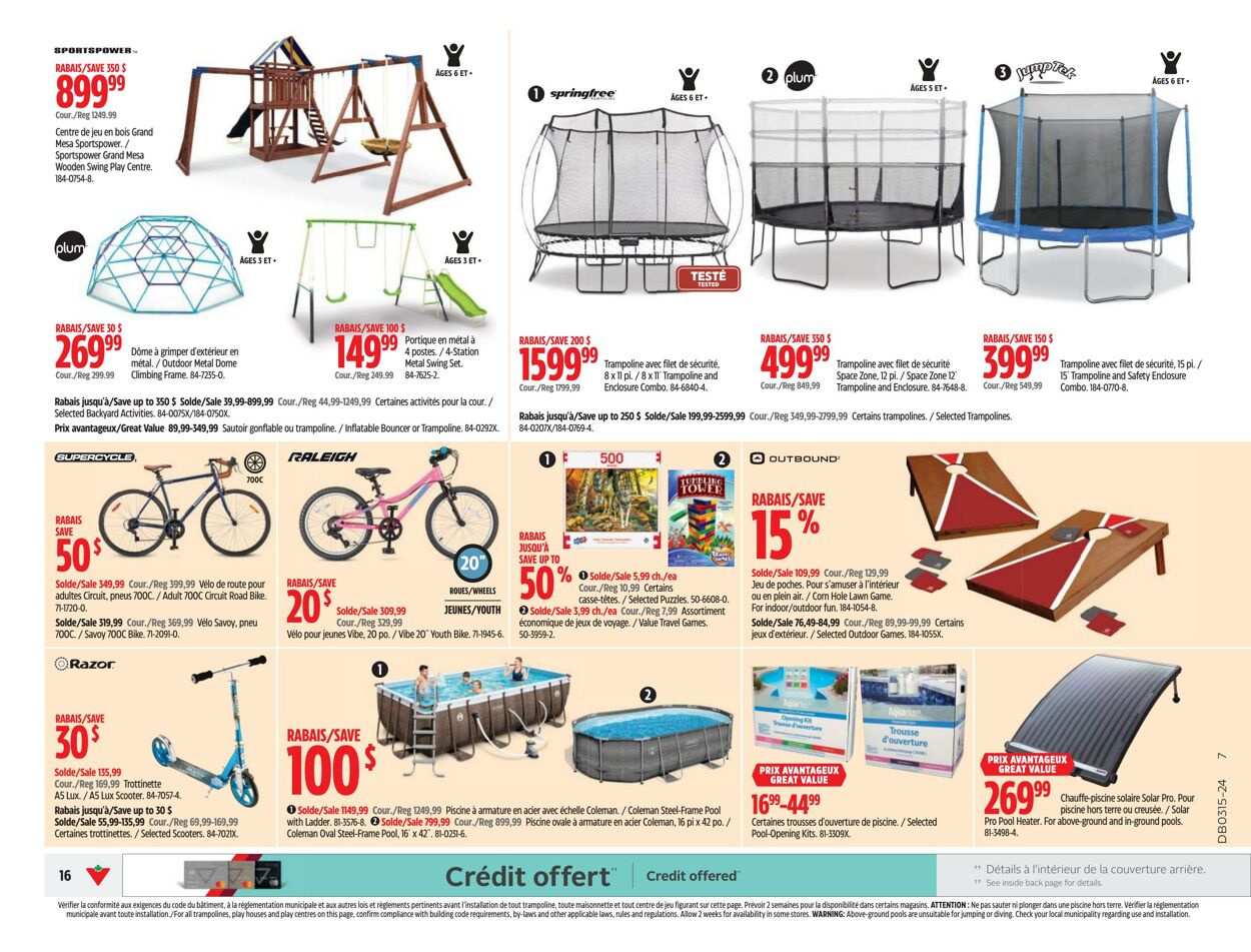 Circulaire Canadian Tire 04.04.2024 - 10.04.2024