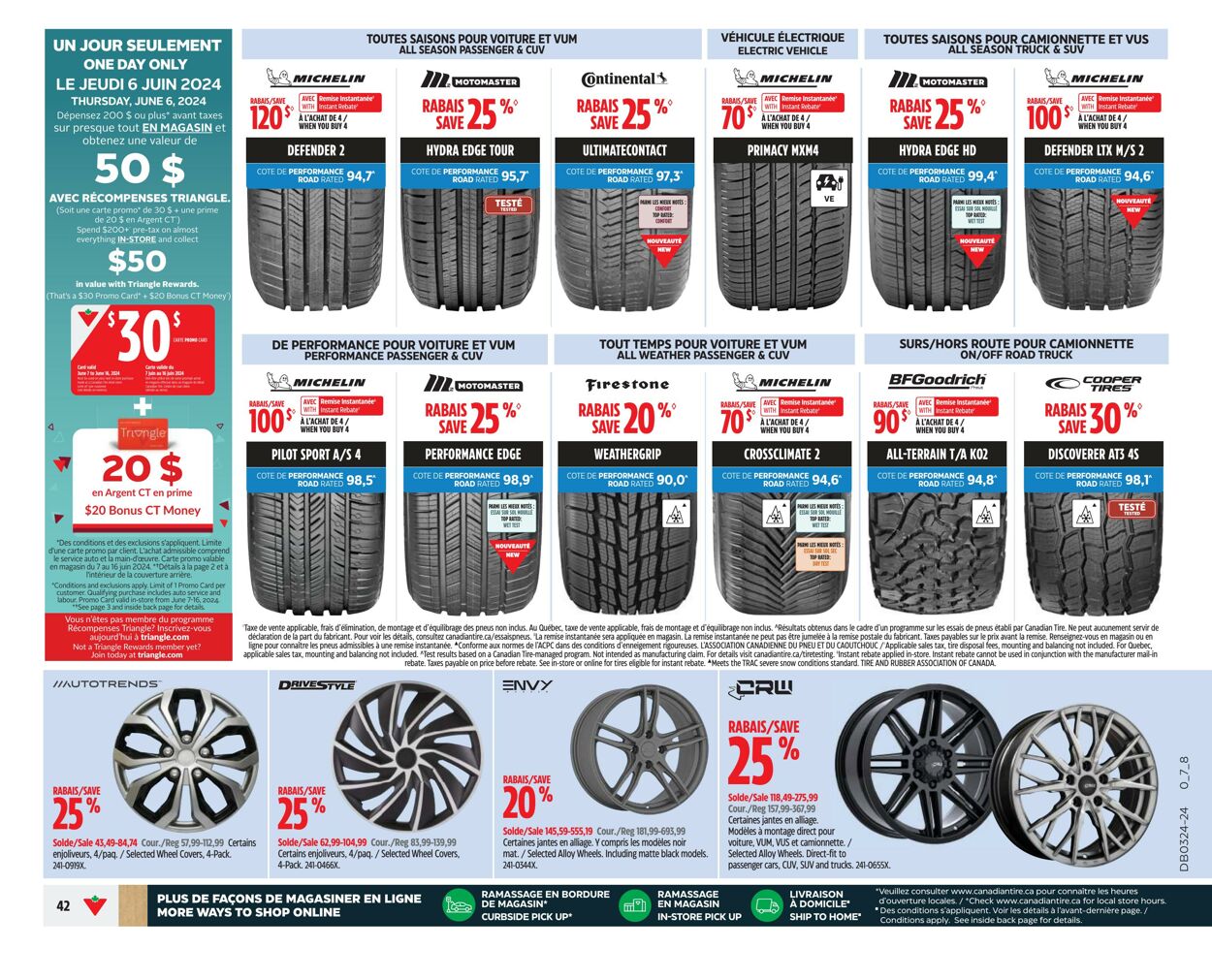 Circulaire Canadian Tire 06.06.2024 - 12.06.2024