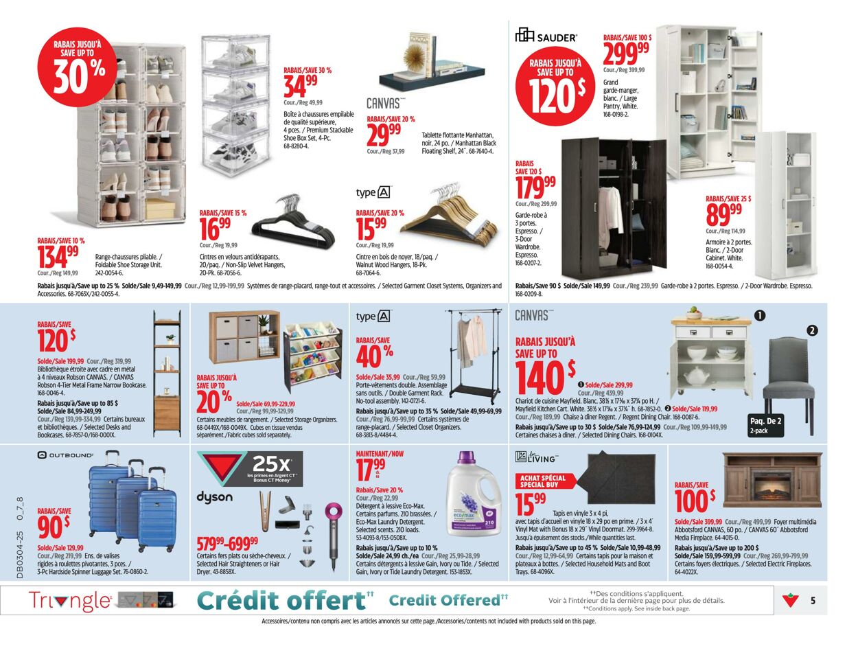 Circulaire Canadian Tire 16.01.2025 - 22.01.2025