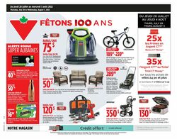 Circulaire Canadian Tire 28.07.2022-03.08.2022