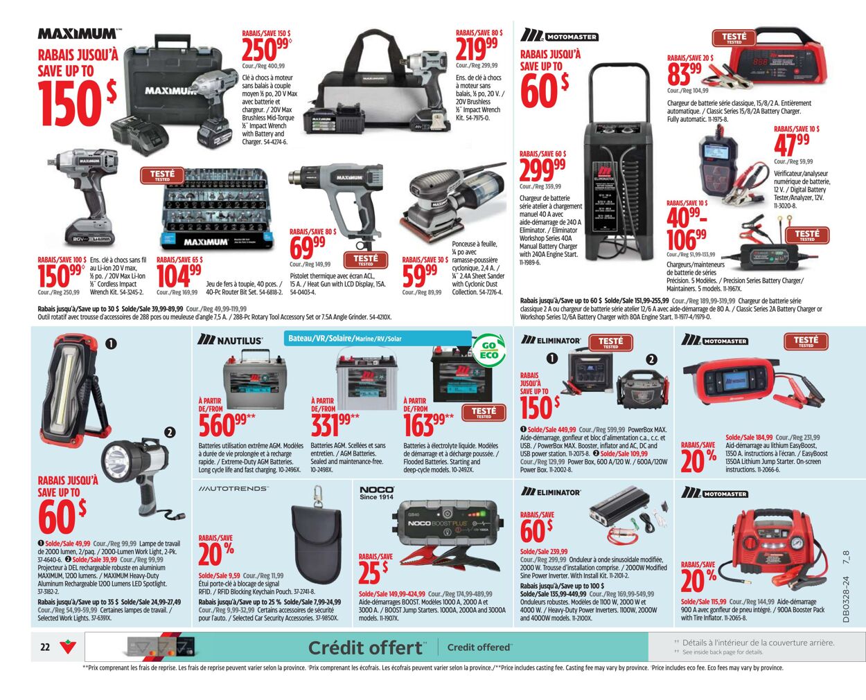 Circulaire Canadian Tire 04.07.2024 - 10.07.2024