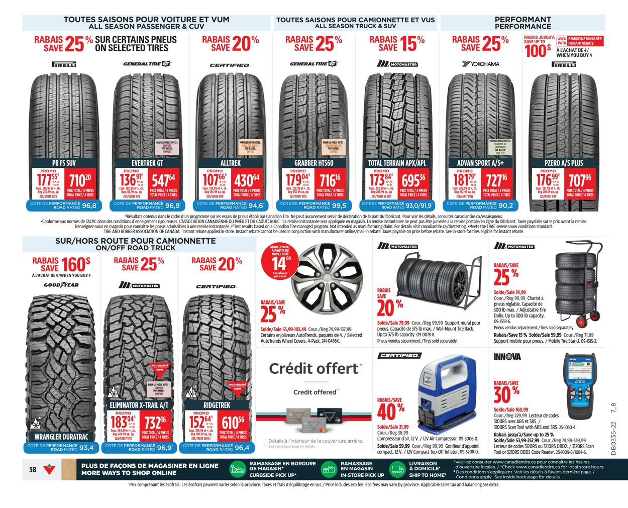 Circulaire Canadian Tire 25.08.2022 - 31.08.2022