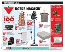 Circulaire Canadian Tire 25.08.2022-31.08.2022