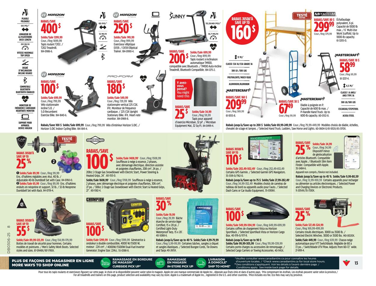 Circulaire Canadian Tire 30.01.2025 - 05.02.2025