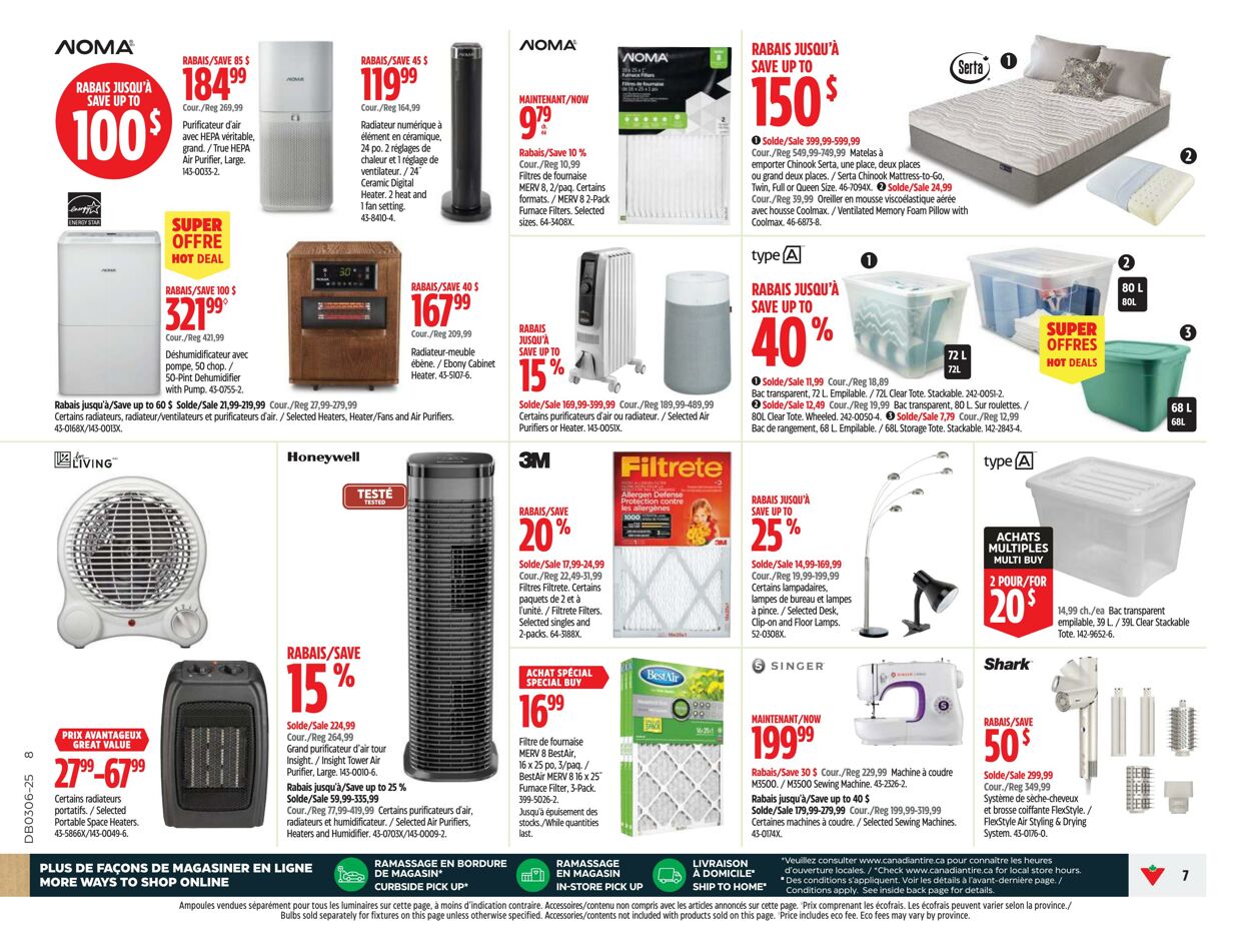 Circulaire Canadian Tire 30.01.2025 - 05.02.2025