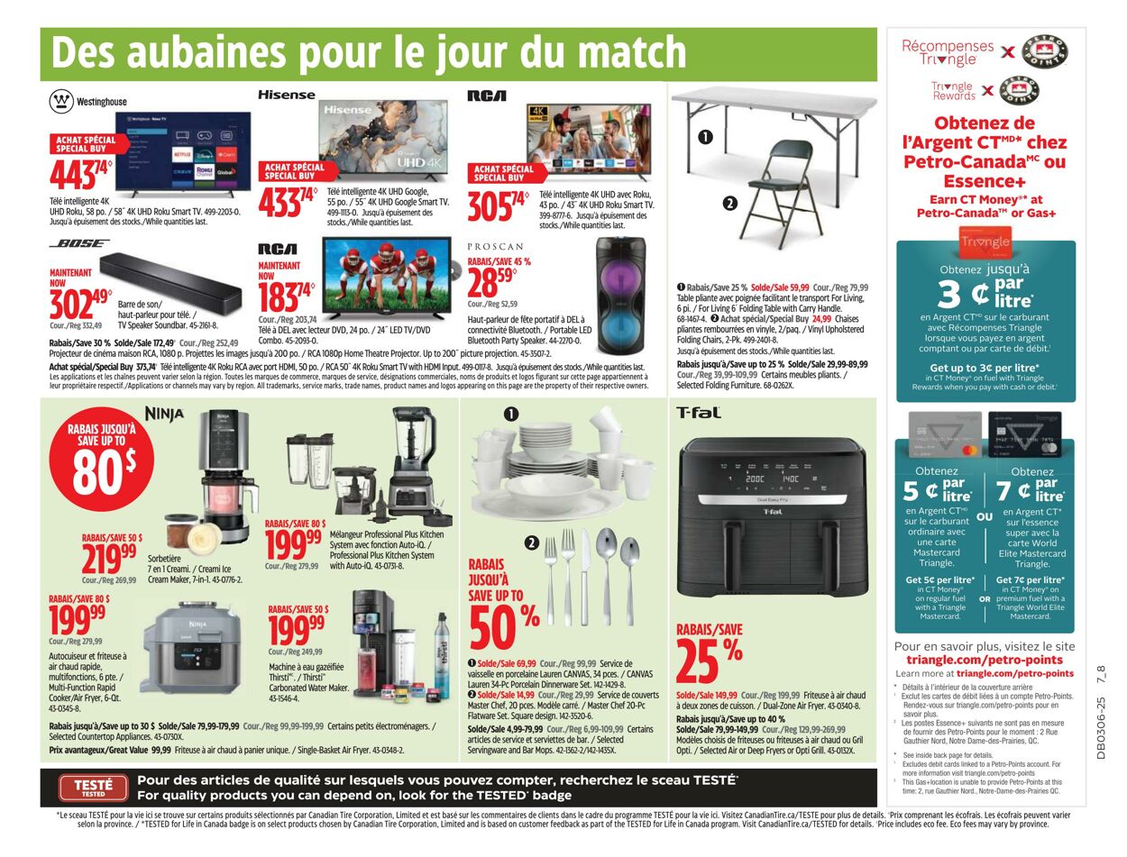 Circulaire Canadian Tire 30.01.2025 - 05.02.2025