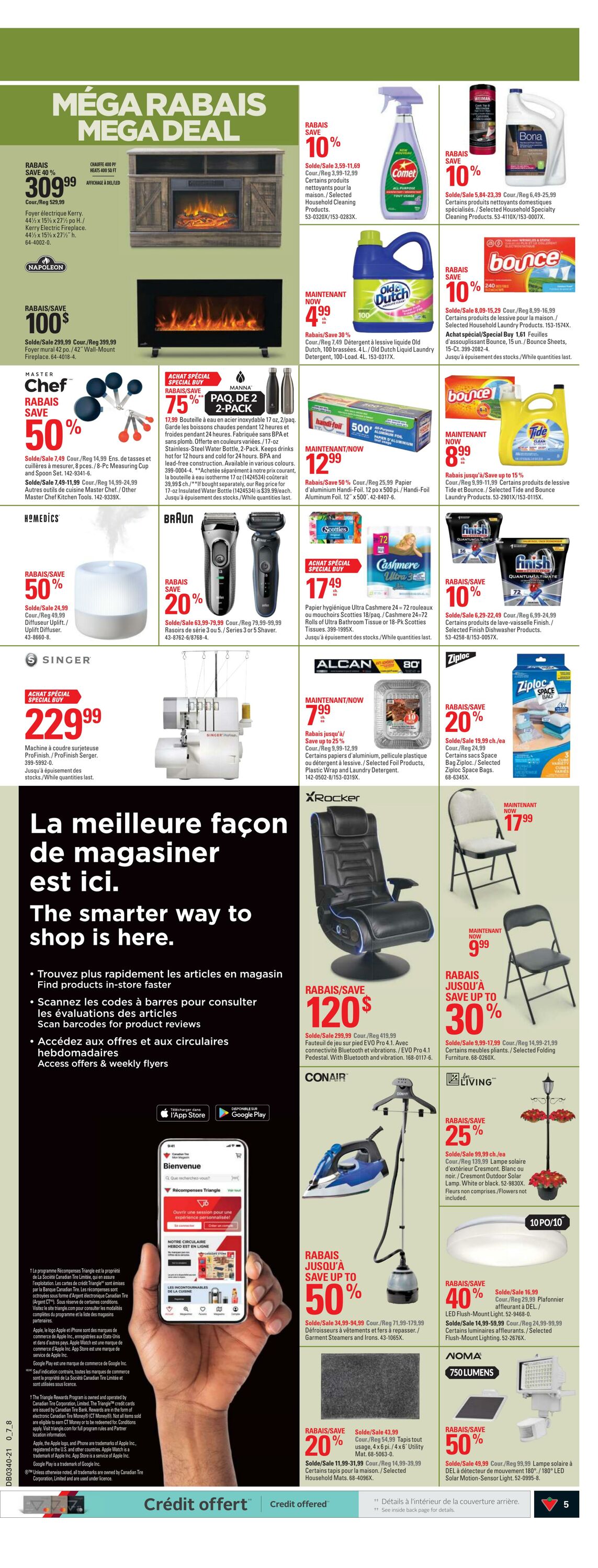 Circulaire Canadian Tire 30.09.2021 - 07.10.2021
