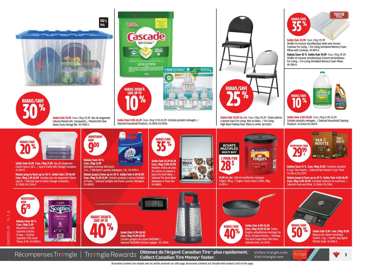 Circulaire Canadian Tire 09.01.2025 - 15.01.2025