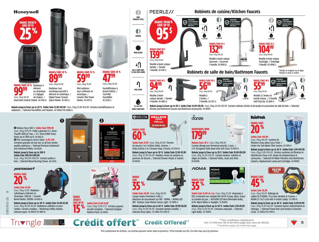 Circulaire Canadian Tire 09.01.2025 - 15.01.2025