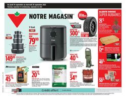 Circulaire Canadian Tire 23.08.2023 - 20.09.2023